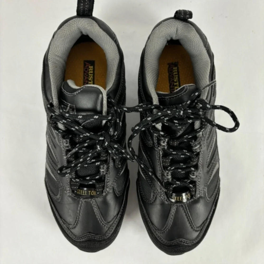 Rustler Advantage Slip Resistant Steel Toe Safety Shoes/low Boots Men's Size 6.5